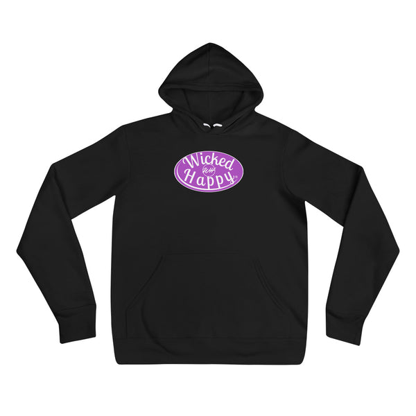 Unisex Signature Sweatshirt - Black/Purple logo